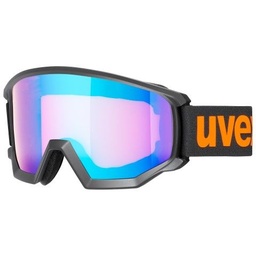 [5505272230] lyžiarske okuliare uvex athletic CV black mat orange S2