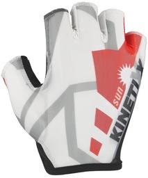 cycling gloves KinetiXx Leo white/red