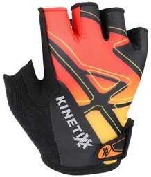 children's cycling gloves KinetiXx Locke red printed