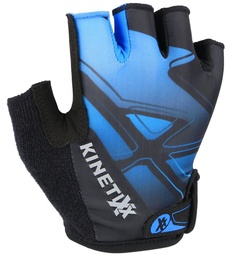 children's cycling gloves KinetiXx Locke blue printed