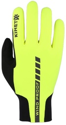 zimné cyklistické rukavice KinetiXx Leevi neon yellow