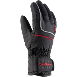 [120112255_35] children's gloves viking Kevin Ski Kids black red