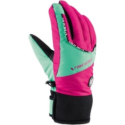 [120199753_46] children's gloves viking Fin Ski Kids pink green