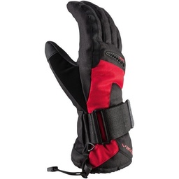 rukavice viking Trex black red