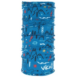 [415230258_15_UNI] children's scarf viking 0258 Regular Kids blue