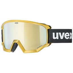 [5505286030] lyžiarske okuliare uvex athletic CV chrom gold/CV green S2