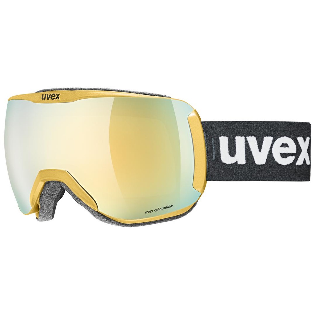 [5503956030] lyžiarske okuliare uvex downhill 2100 CV chrom gold/CV green S
