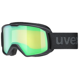 [5506402030] lyžiarske okuliare uvex elemnt FM black mat green