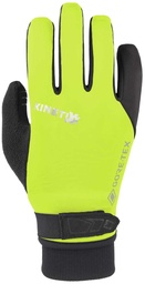 cycling gloves KinetiXx Lucas GORE-TEX WINDSTOPPER® neon yellow