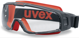 [9308247] protective glasses uvex u-sonic grey-red