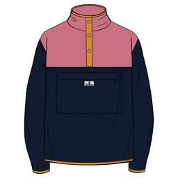 [740254242_1940] sweatshirt viking Lakeside Lady Bamboo navy/pink