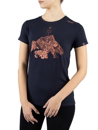 t-shirt viking Hopi Lady navy