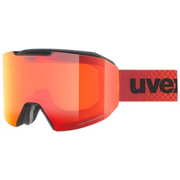[5506702030] lyžiarske okuliare uvex evidnt ATTRACT CV black dl/FM red-orange