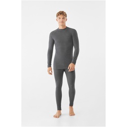 [500256334_0800] men's thermal underwear viking Shuter Man Set Merino Bamboo gray melange