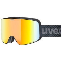 [5506902130] lyžiarske okuliare uvex Pyrit FM black matt/red-clear S3