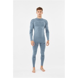 [500251455_0800] men's thermal underwear viking Gary Turtle Neck Bamboo gray