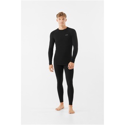 [500255189_0900] men's thermal underwear viking Lockness Man set Bamboo black