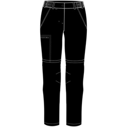 women's trousers viking Rocklyn 2 in 1 Lady black