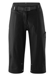 women's cycling pants Gonso RUTH 3/4 black