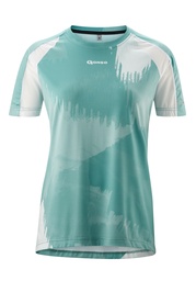 women's cycling T-shirt Gonso VENINA pale turquoise