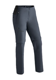 women's pants Maier Sports LATIT ZIP VARIO graphite