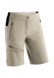 women's shorts Maier Sports LATIT SHORT VARIO brown rice