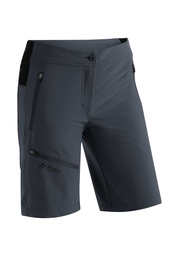 women's shorts Maier Sports LATIT SHORT VARIO graphite