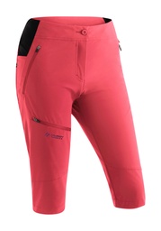 ladies' shorts Maier Sports LATIT CAPRI VARIO melon red