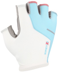 cycling gloves KinetiXx Laron white/turquoise