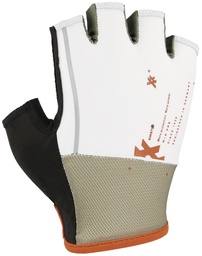 women's cycling gloves KinetiXx Lahja C2G white/olive