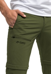 pánske nohavice MAIER SPORTS LATIT ZIP M military green