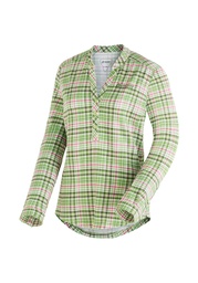 dámska košeľa MAIER SPORTS ENZ L/S W green / rose check