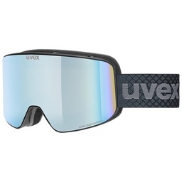 [5506902230] lyžiarske okuliare uvex pyrit FM black matt dl/saphire-clear S2
