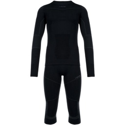 [500255521_0900] men's thermal underwear viking Gary 3/4 Set black