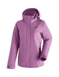 women's jacket Maier Sports Metor Therm Rec W berry paint/cherry wine