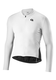 men's cycling jersey Gonso Sitivo Trikot Longsleeve M white