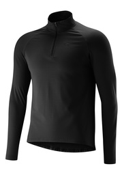 pánsky cyklistický dres GONSO Essential Jersey Longsleeve M black