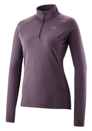 women's cycling jersey Gonso Essential Jersey Longsleeve W dark plum