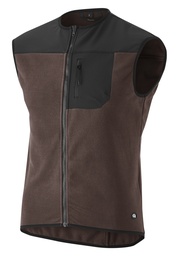 dámska cyklistická vesta GONSO Adventure VEST Fleece fossil