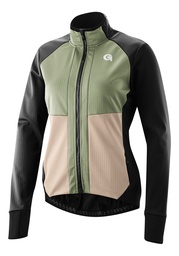 dámska cyklistická bunda GONSO TRAIL JACKET SOFTSHELL W antique moss/timson sand/nightime lilac (kópia)