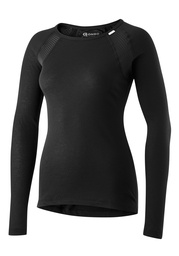 dámske spodné cyklistické tričko GONSO BASE SHIRT LONGSLEEVE THERM W black