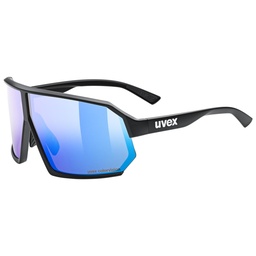 [5330862288] slnečné okuliare uvex sportstyle 237 CV black matt/mirror blue