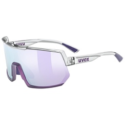 [5330039416] slnečné okuliare uvex sportstyle 235 clear-met purple/mirror lav