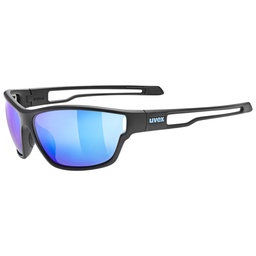 [5330872214] slnečné okuliare uvex sportstyle 806 black matt/mirror blue