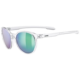 [5330809116] sunglasses uvex LGL 54 clear / mirror green