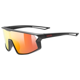 [5330762216] sunglasses uvex skyryse jr. black matt/mirror red