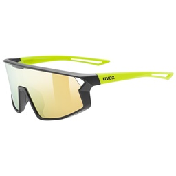 [5330762616] slnečné okuliare uvex skyryse jr. black-yellow matt/mirror yellow