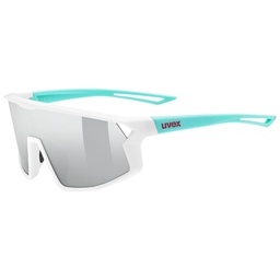 [5330768716] sunglasses uvex skyryse jr. white-green/mirror silver