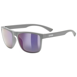 [5330775516] sunglasses uvex rookie gray matt/mirror blue