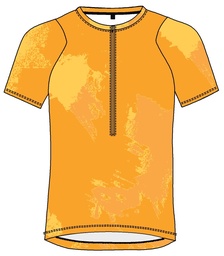 pánsky cyklistický dres Gonso Adventure Jersey 3/4 Zip glowing gold